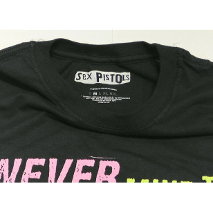 Sex Pistols - Never Mind, Japanese Poster Official Fitted Jersey T Shirt ( Men S ) ***READY TO SHIP from Hong Kong***